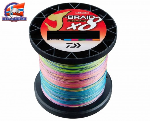 Daiwa J-Braid Grand 8-fach multicolor