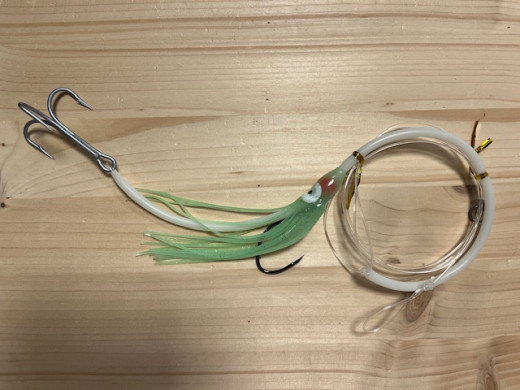 Naturköder System mit Doppelhaken