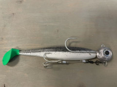 Gummifisch Fertigset zum Spinfischen auf Heilbutt